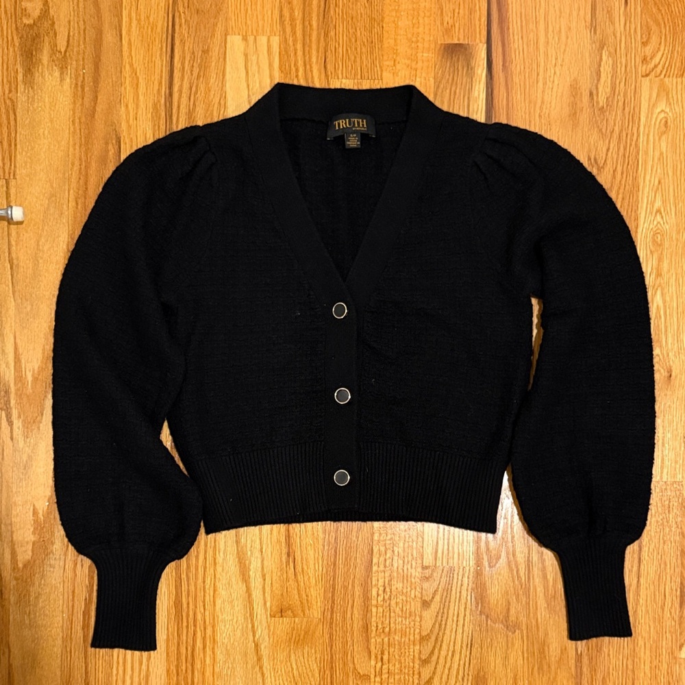 Truth Knitted Black Women's Sweater